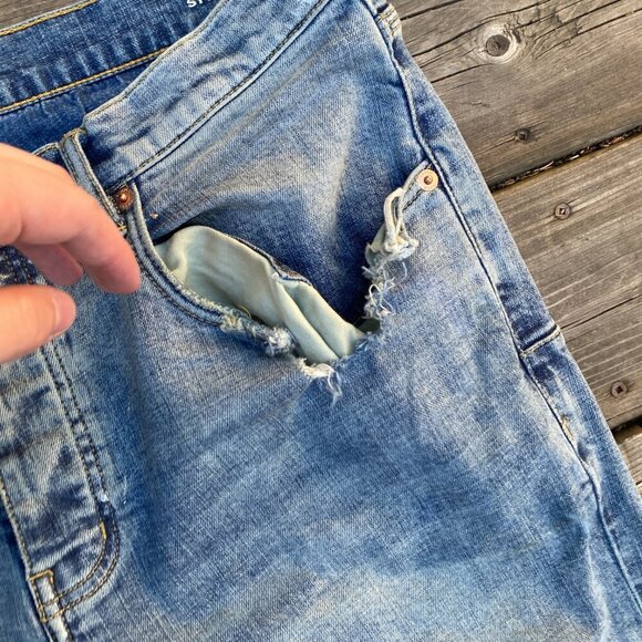 Purple Brand Designer Jeans Size 34 Style P001 Slim Fit Low Rise Slim Leg - Picture 5 of 9